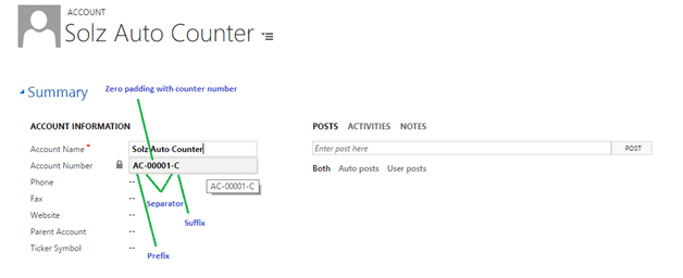 Auto Counter In CRM