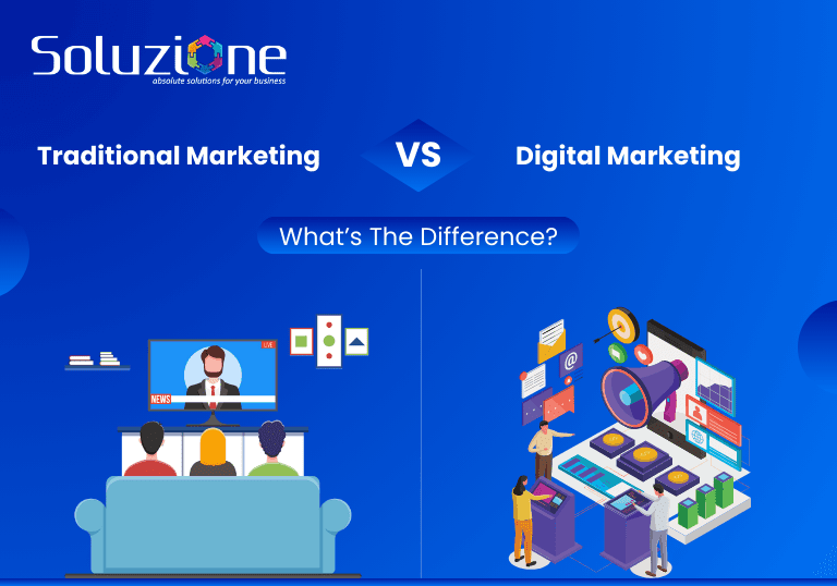 Traditional Marketing Vs Digital Marketing (featured image)