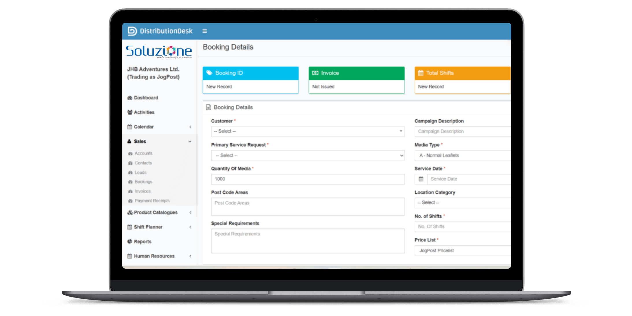 Create Booking & Add Products